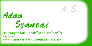 adam szantai business card